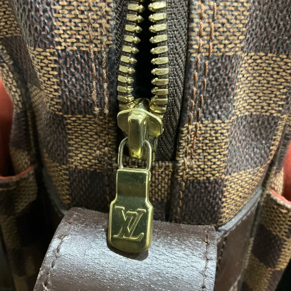 Louis Vuitton Brown Checkered Messenger Bag - Picture 8 of 16
